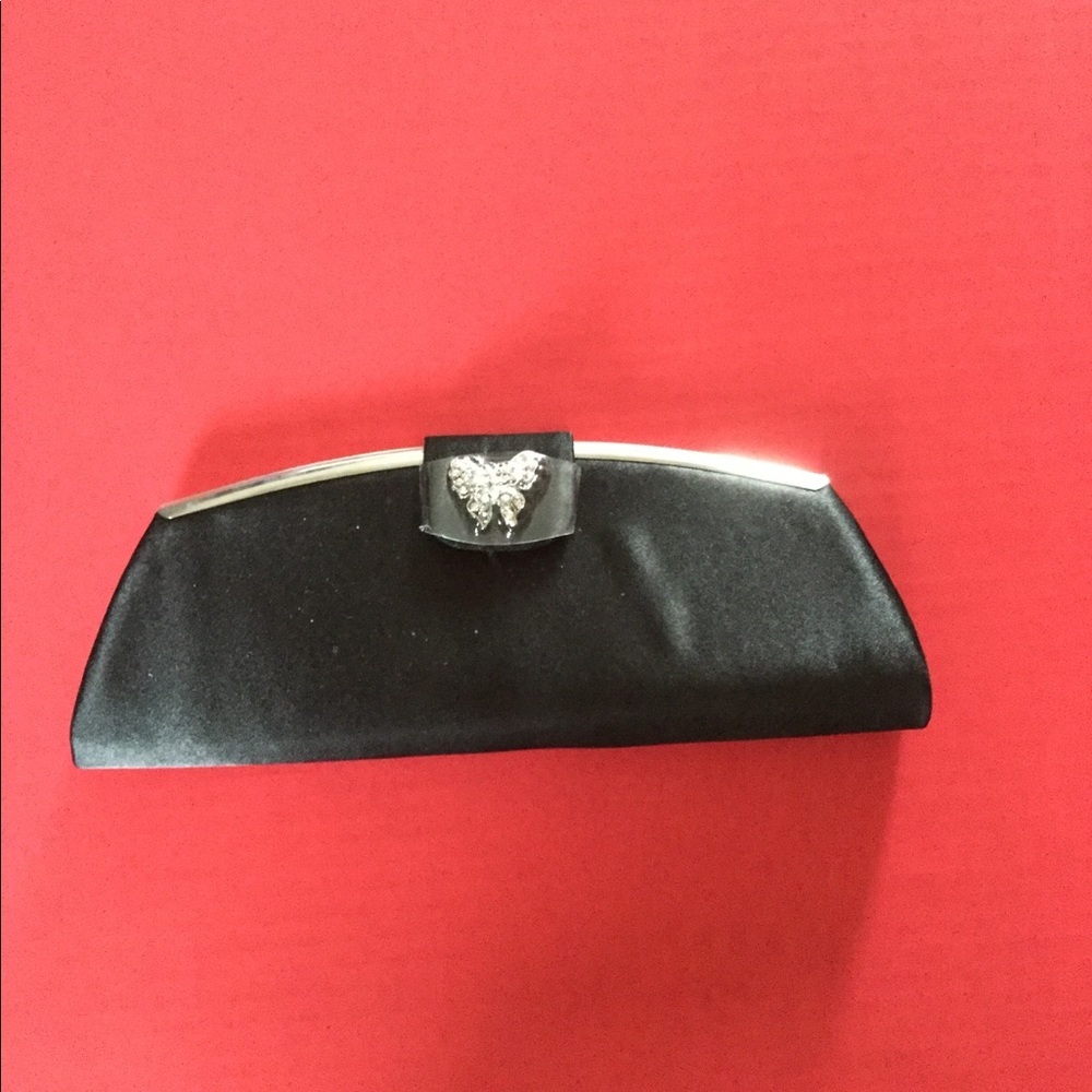 NWOT Tova Beverly Hills clutch satin purse